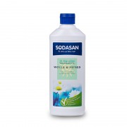 Жидкое средство-концентрат для стирки изделий из шерстяных, шелковых и деликатных тканей, Sodasan, 500 мл