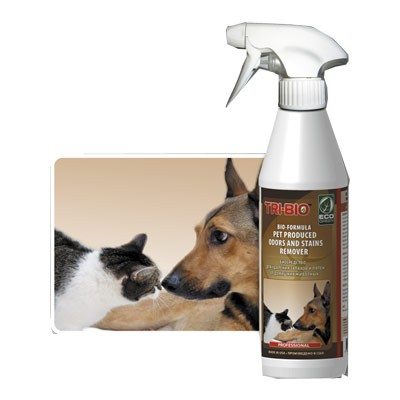 Биосредство от запахов и пятен от домашних животных TRI-BIO (420мл)