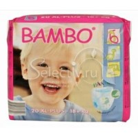 BAMBO детские Эко-подгузники (трусики) XL-Plus 18+ кг №20 (20шт)