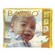 BAMBO детские Эко-подгузники Midi 5-9 кг №28 (28шт)